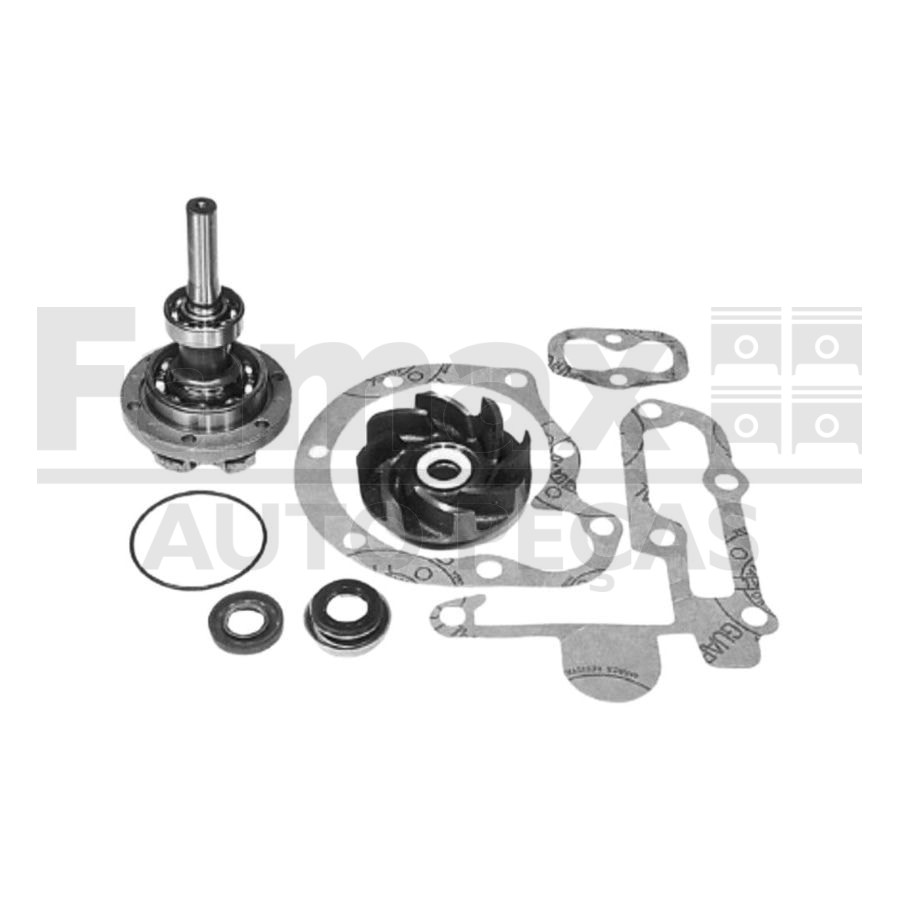 Famax Auto Peças | Reparo Bomba Água 1113, 1313, 1513, 1516, Om 352 Rotor  Pequeno