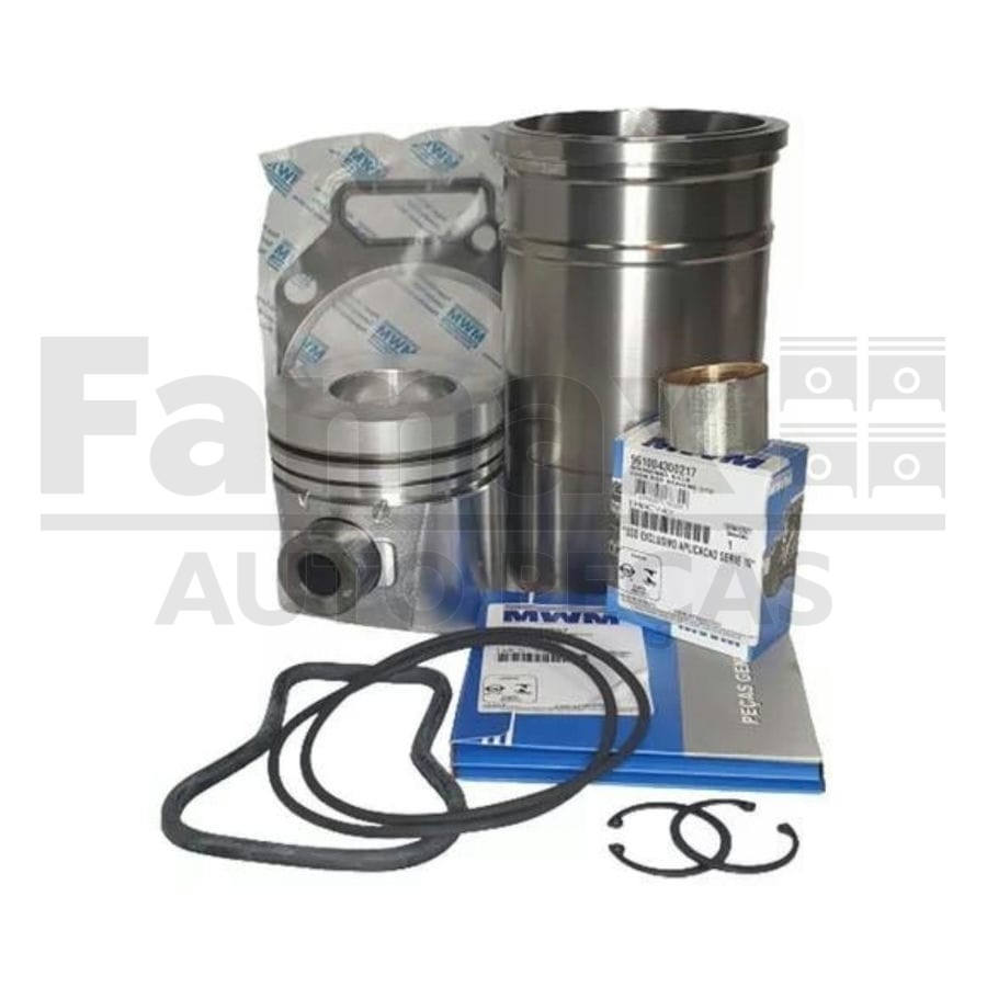 Famax Auto Peças Kit Motor MWM X10 Master c/ Bronzina 4/ 6 Cilindros Vw